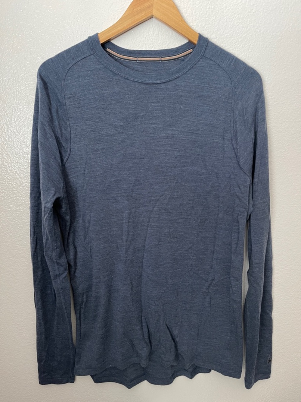 Smartwool blue base layer long sleeve shirt L